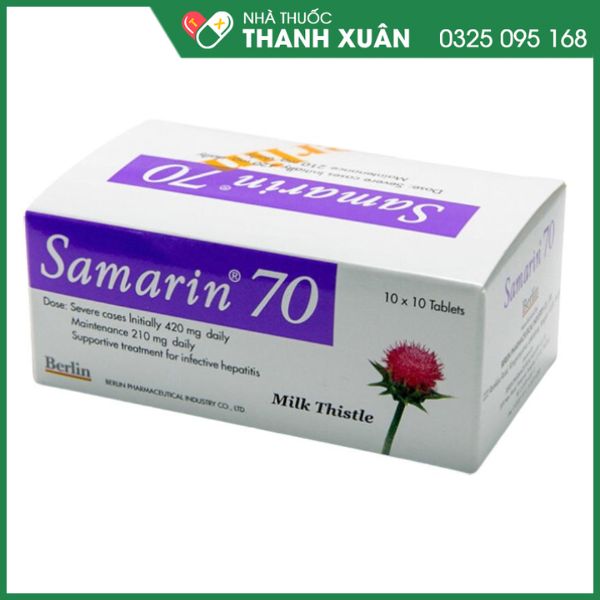 Samarin 70 điều trị xơ gan, viêm gan và suy gan